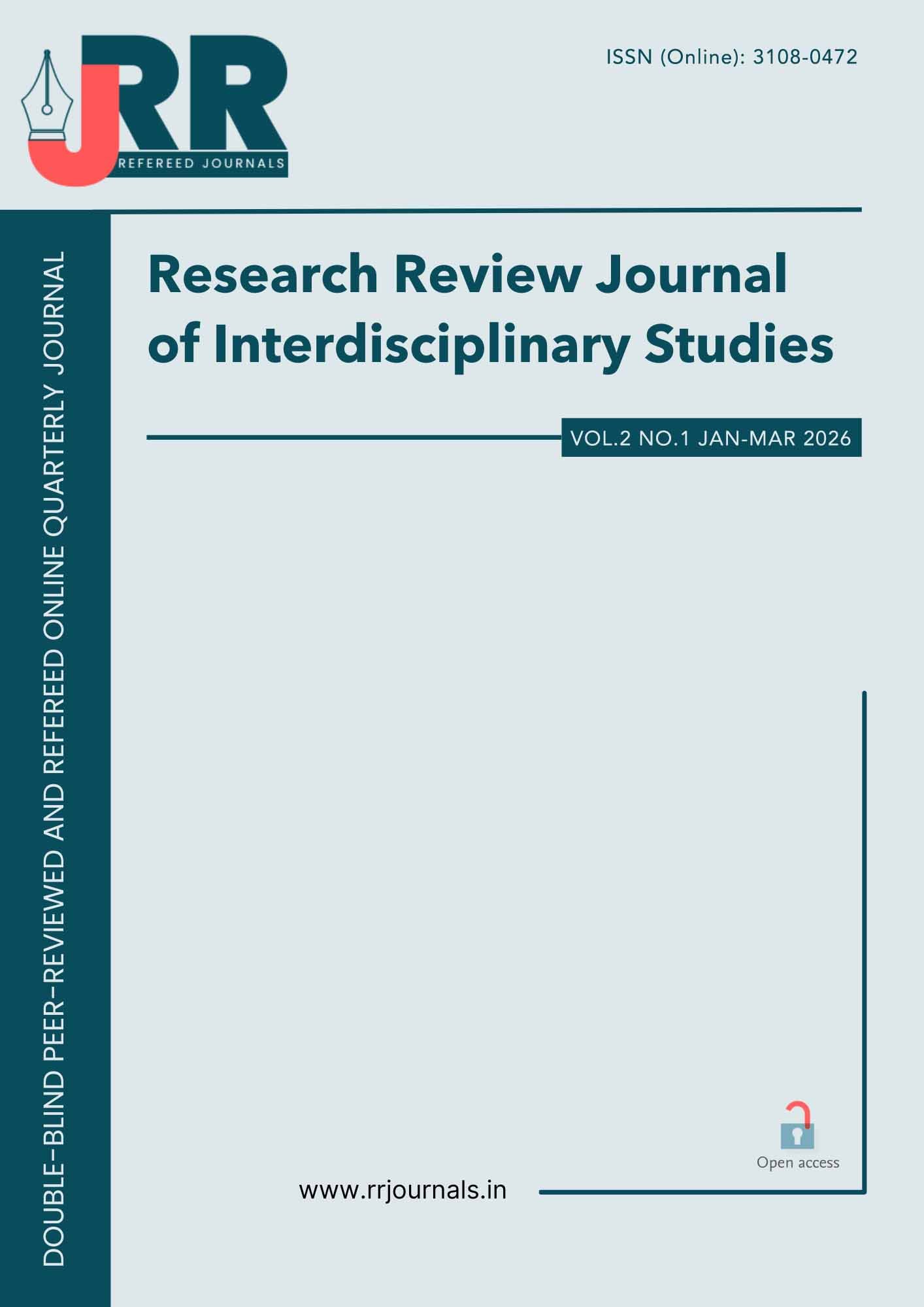 					View Vol. 2 No. 1 (2026): Research Review Journal of Interdisciplinary Studies
				