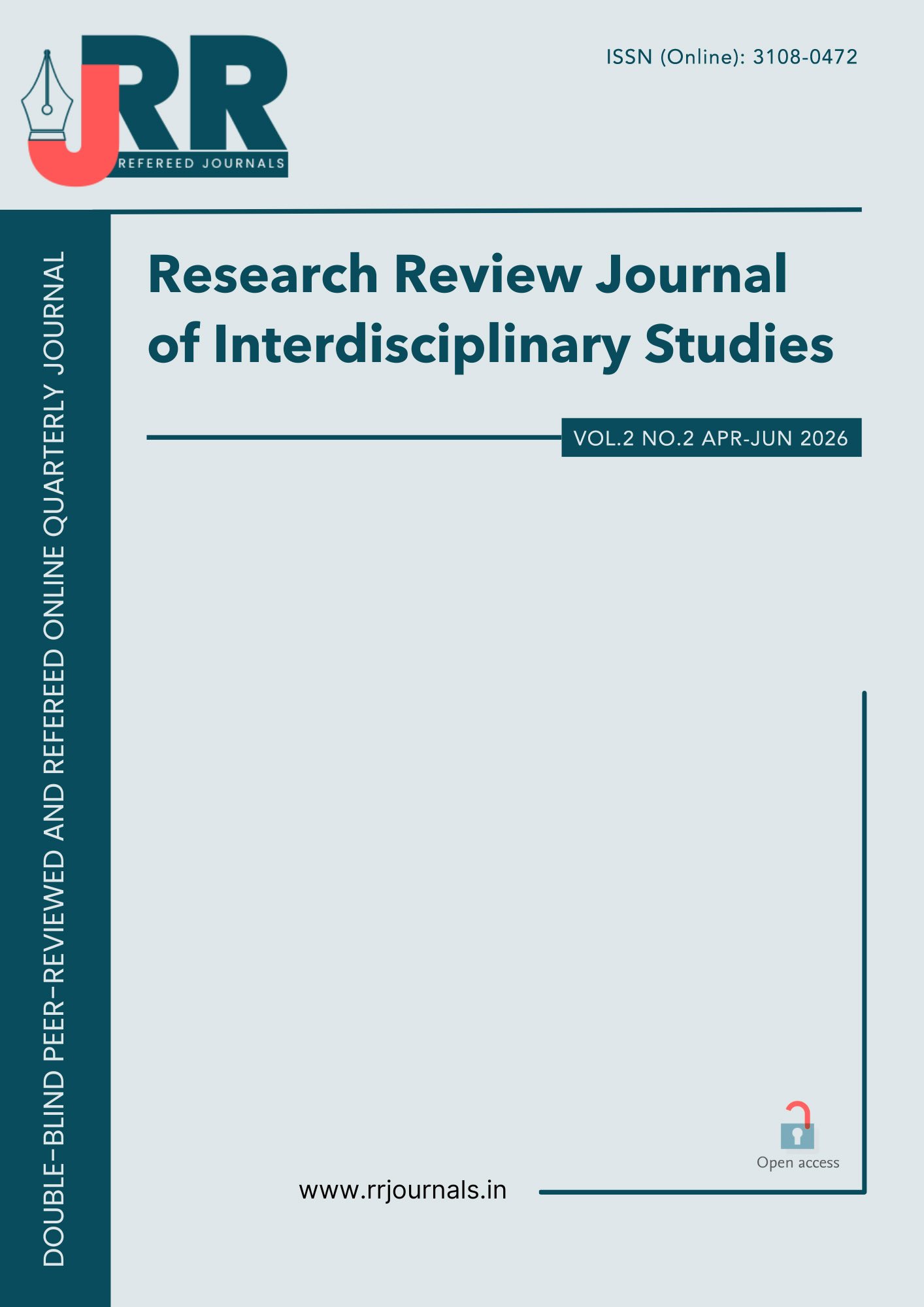					View Vol. 2 No. 2 (2026): Research Review Journal of Interdisciplinary Studies
				